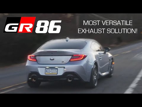 The ULTIMATE Exhaust Solution - GR86 With T Style Universal Valved Muffler