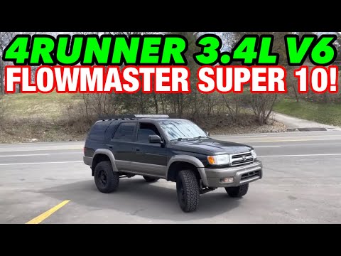 Thumbnail for 2000 Toyota 4Runner 3.4L V6 Exhaust w/ FLOWMASTER SUPER 10! by Toyota 4Runner, Toyota, Car