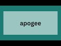 Apogee | Definition, Origin and Key Differences