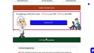 ZihinOnline LGS Eğitim Sitesi Online Deneme Sınavına Nasıl Girerim?