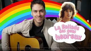 Comment jouer "LA BALLADE DES GENS HEUREUX" par GyoRARD LENORMAN y  la guitare !