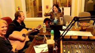 Julie Gribble sings her latest song '12AM'  with Uncle Rich 92.5FM The Bear