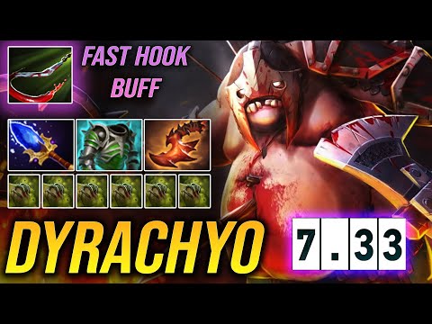 DyrachYO - Pudge 7.33 HOOK Buff | Dota 2 Pro Gameplay [Learn Top Dota]