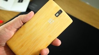 OnePlus One Bamboo StyleSwap cover unboxing and installation