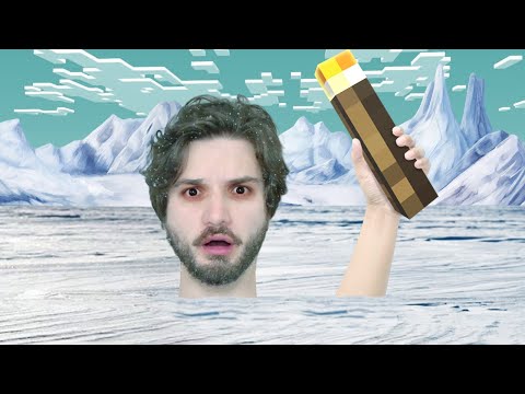 COMO EU SOBREVIVI POR 7 DIAS NUM PLANETA CONGELADO NO MINECRAFT!