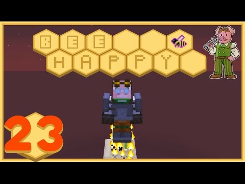 Minecraft: Bee Happy - #23 - Rocket Pig! (FTB Modded Minecraft)