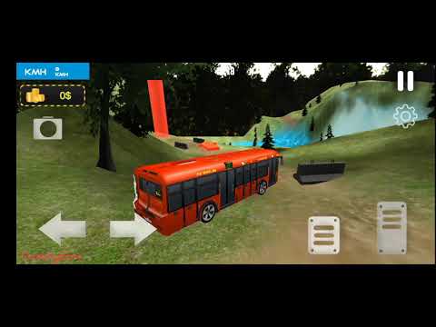 Real Offroad Bus Simulator 2020 Tourist Hill Bus-Android - Gameplay