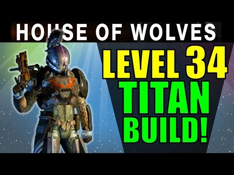 Destiny Level 34 Defender Titan Build for PvE in House of Wolves! | Prison Of Elders Tips & Tricks!