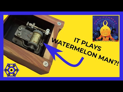 Making a custom music box.