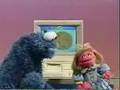 Sesame Street Prarie Dawn Draws A Cookie On The Computer