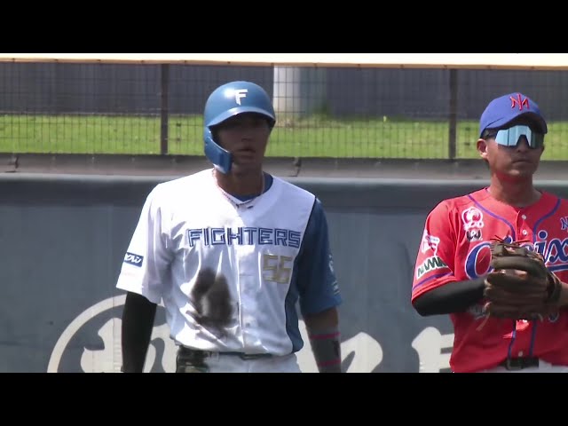 【ファーム】脚を使ってチャンスメイク!! ファイターズ・細川凌平 相手の隙を突く盗塁!! 2025年7月3日 北海道日本ハムファイターズ 対 オイシックス新潟アルビレックスBC