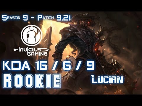 IG Rookie LUCIAN vs TRISTANA Mid - Patch 9.21 EUW Ranked