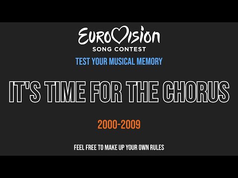 Eurovision Song Contest Quiz | Time for the Chorus | 2000-2009