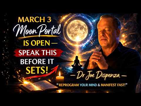 March 3 Moon Portal Is Open — Speak This Before It Sets | Dr Joe Dispenza