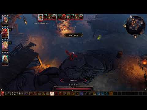 Cheese Strats at Wrecker's Cave Boss Fight - Divinity Original Sins 2