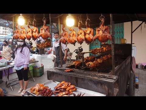 Amazing Street Food Near Phsa Kandal - Walking Around Street Food @ Kandal Market
