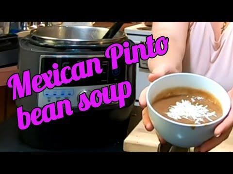 Pinto Bean Soup Recipe -Mexican style