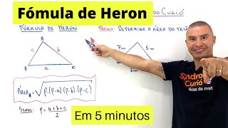 FÁCIL e RÁPIDO | FÓRMULA DE HERON | RADICAL