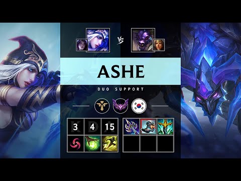 Ashe Support vs Alistar - KR Master Patch 25.17