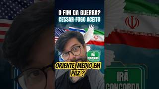O Fim da Guerra no Oriente Médio ? — Cessar-Fogo Aceito. #historia #professor #conflitos #educador