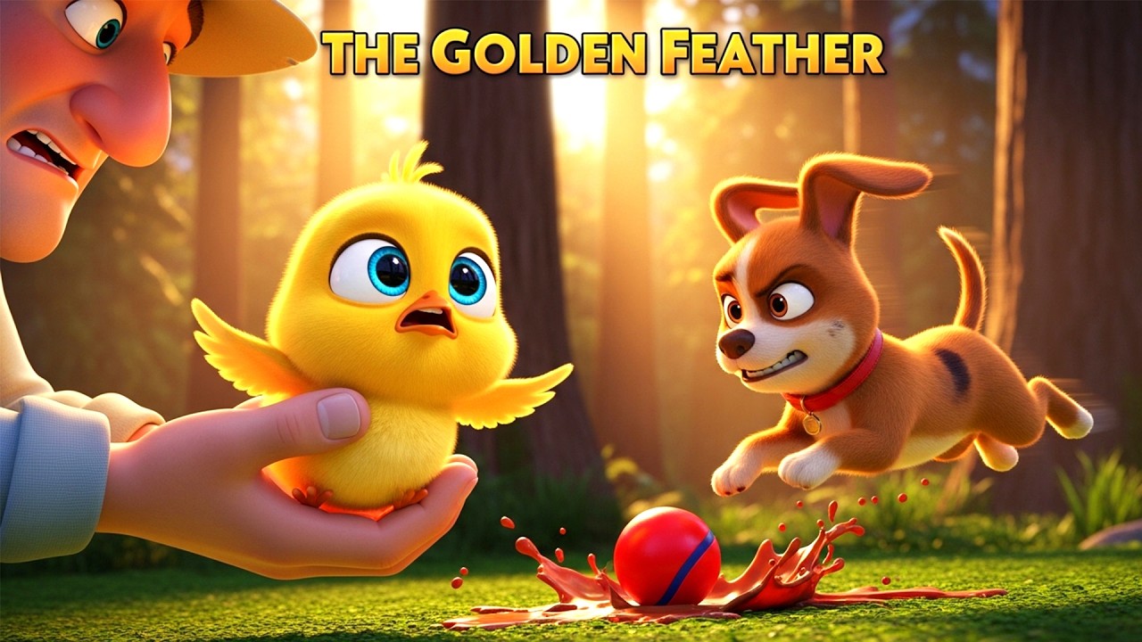 The Golden Feather | Brave Little Dog Saves His Best Friend | Heartwarming 3D Moral Story