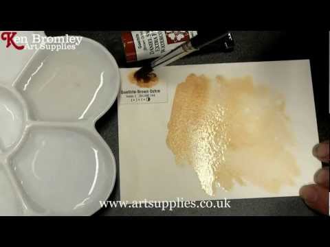 Daniel Smith Extra Fine Watercolour Goethite-Brown Ochre 144 Series 1