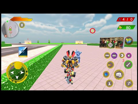 Grand Bus Robot Car Transform - Robot Shooting Games - Android Gameplay