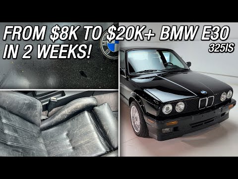 TURNING an $8k BMW E30 325is in to a $20k+ - EXTREME MAKEOVER