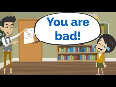 Lisa fights with hear teacher | Basic English conversation | Learn English | Like English