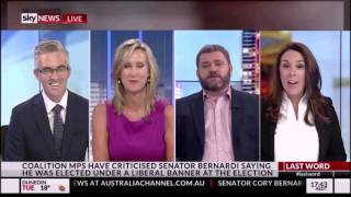 Paul Murray goes feral at Peter Hartcher on Sky News