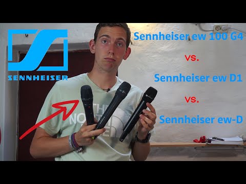 Sennheiser ew Digital vs. ew 100 G4 vs. ew D1 - Der große Vergleich