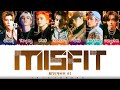 NCT U MISFIT Lyrics Color Coded Han Rom Eng