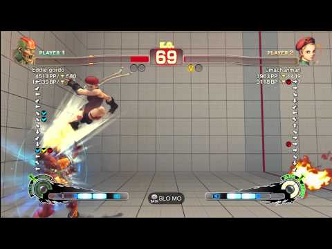 Eddie Gordo [Dhalsim] vs umachanman [Cammy] SSF4 Arcade Edition