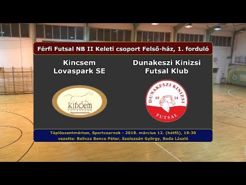 NBII: Kincsem Lovaspark - Dunakeszi Kinizsi 9-3 (2018.03.12, összefoglaló)