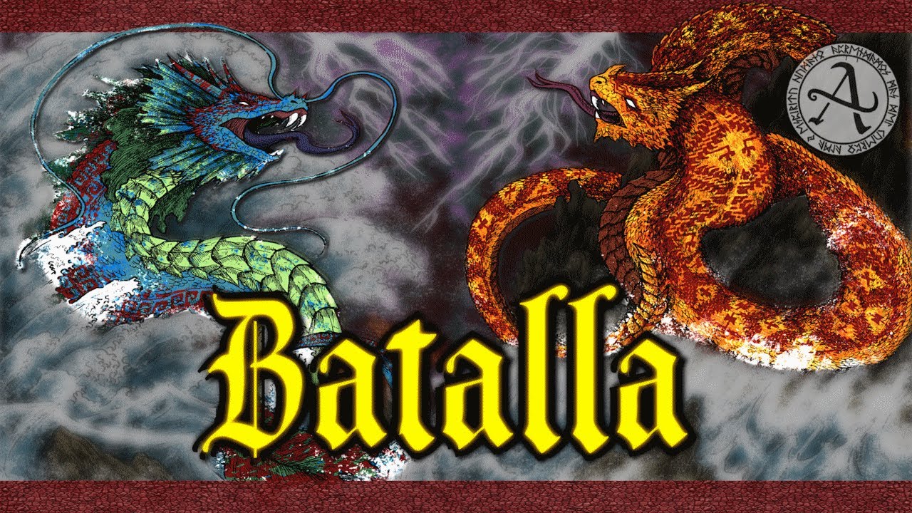 Drakomaquia: Trentren and Caicai Vilú (Mapuche mythology; Chilean, Argentine)
