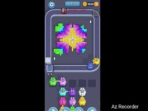 Pixel Flow Level 137 Walkthrough