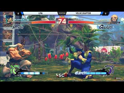 USF4 LPN VS VELOC1RAPTOR - SCR2014 Day 3 HD