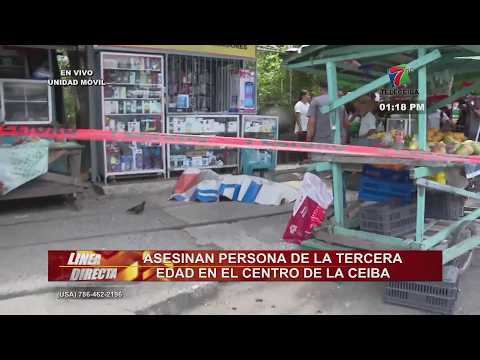 Asesinan una persona de la tercera edad en el centro de la ciudad de La Ceiba Atlántida.