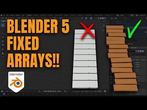 Blender 5's NEW Array Modifier: Create Random & Circle Arrays!