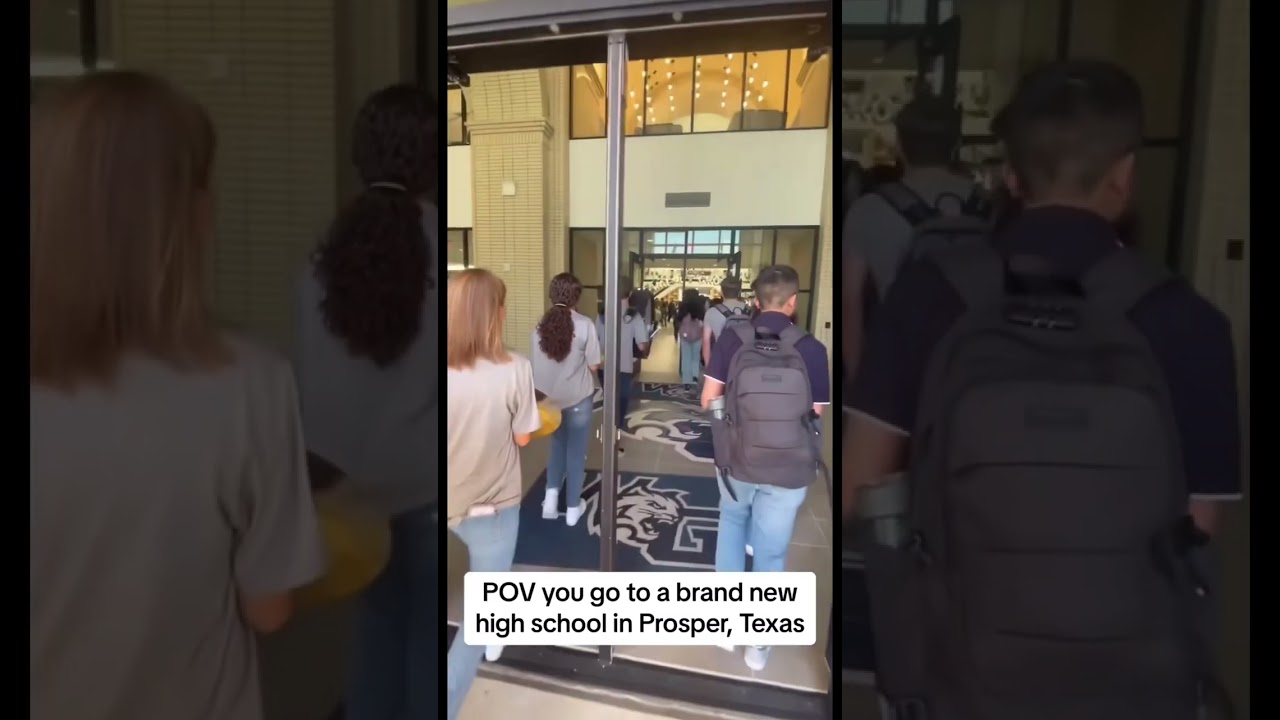 First day of school at brand new Walnut Grove High School in Prosper Texas #lonestarstate