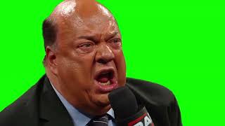 Paul Heyman "I'm always the liar, I'm always at fault, I'm the betrayer" green screen