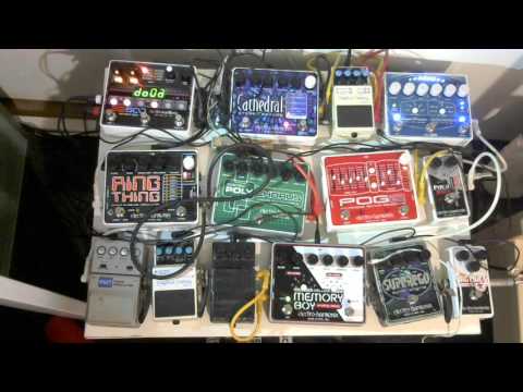 Computer controlled guitar pedals