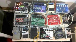 Computer controlled guitar pedals