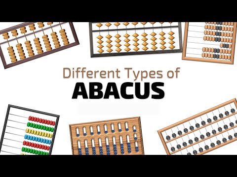 Diferentes tipos de ábaco - Suanpan chinês - Soroban japonês - Schoty russo
