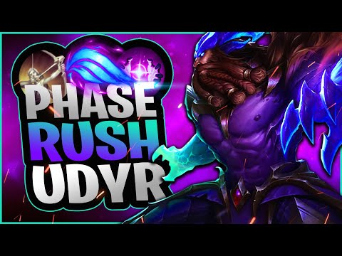 WHAT HAPPENS WHEN YOU TAKE PHASE RUSH ON UDYR!?! - League of Legends