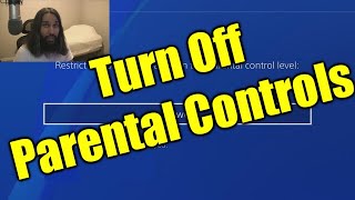 How to Turn Off Parent Controls on PS4