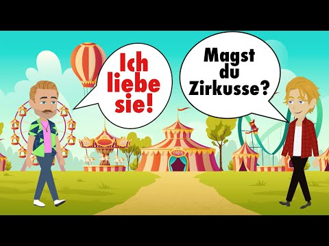 Deutsch lernen | Gespräch über den Zirkus | Dialog auf Deutsch mit Untertiteln