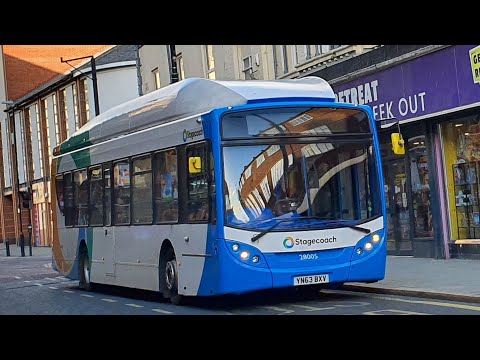 FLOORED: Route 3 | YN63BXV/28005 - Stagecoach North East: Scania K270UB/ADL Enviro 300NG