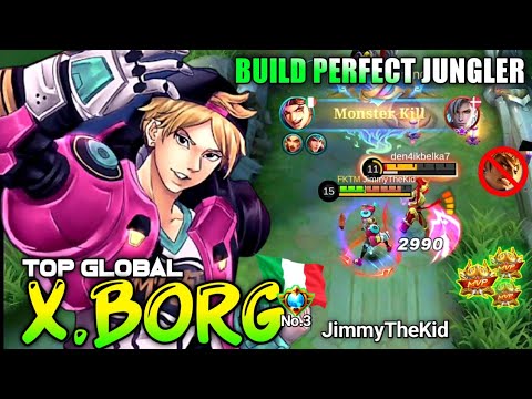 14 Kills!! New OP Build for X Borg Jungler (PLEASE TRY) - Build Top 1 Global X Borg ~ MLBB