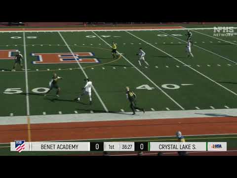 2019 IHSA Class 2A Boys Soccer Championship Game: Lisle Benet vs Crystal Lake South